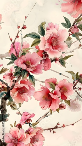 Pink Blossom Magnolia Serenade beauty