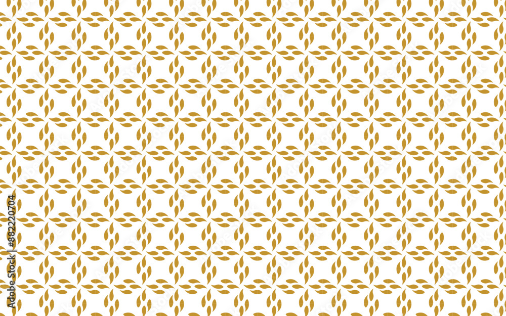 Golden vector geometric floral seamless pattern. Simple white and gold ornamental texture in oriental style. Abstract mosaic background with flower silhouettes. Luxury repeat design. Golden vector geometric floral seamless pattern. Simple white and gold ornamental texture in oriental style. Abstract mosaic background with flower silhouettes. Luxury repeat design.
