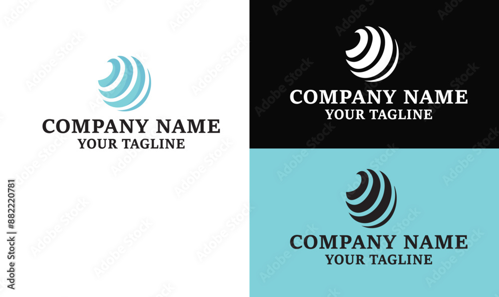 Tech logo, O letter logo Tech logo, O letter logo