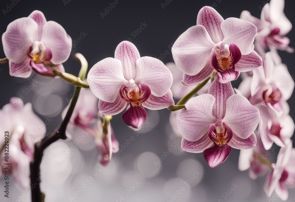 Obraz premium background png exceptionally orchid one transparent set flower beautiful enchanting