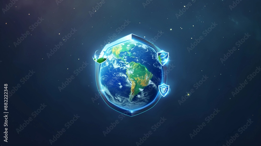 a world with a globe with a green plant on the top. a world with a globe with a green plant on the top.