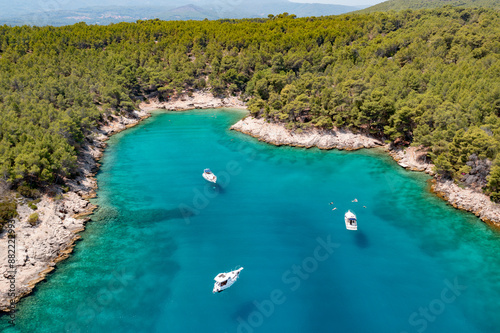 Maslinica bay near Vrboska on island Hvar