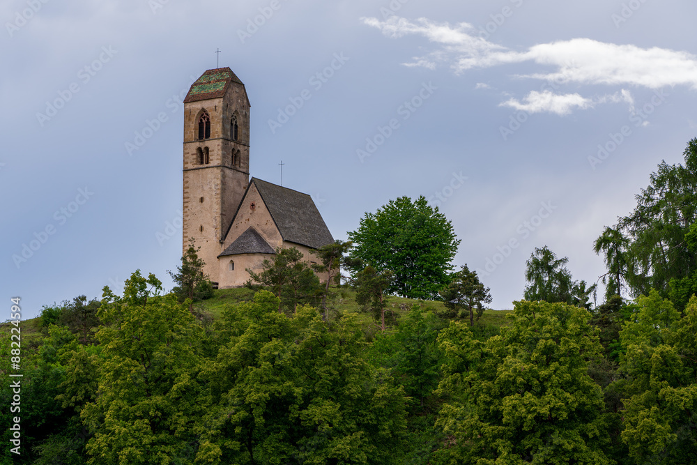 Old church in Völs am Schlern in the Dolomites in South Tyrol, Italy. Old church in Völs am Schlern in the Dolomites in South Tyrol, Italy.