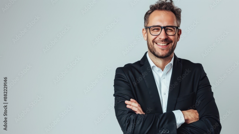 The Smiling Confident Businessman The Smiling Confident Businessman