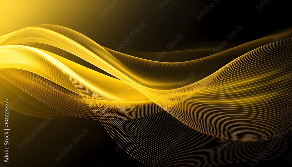 Abstract background yellow color flow wave dark noise texture cover header wallpaper design Abstract background yellow color flow wave dark noise texture cover header wallpaper design