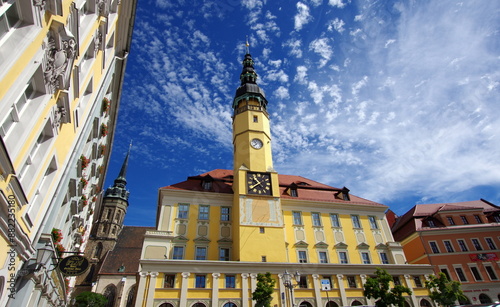Obraz na płótnie Bautzen, Budyšin is a town in eastern Saxony, Germany, and the administrative centre of the district of Bautzen. It is located on the Spree river w salonie