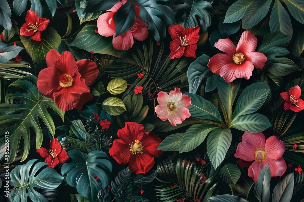 Tropical Floral Tapestry Tropical Floral Tapestry