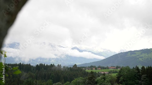 landscape with clouds