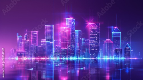 Neon Cityscape © ari