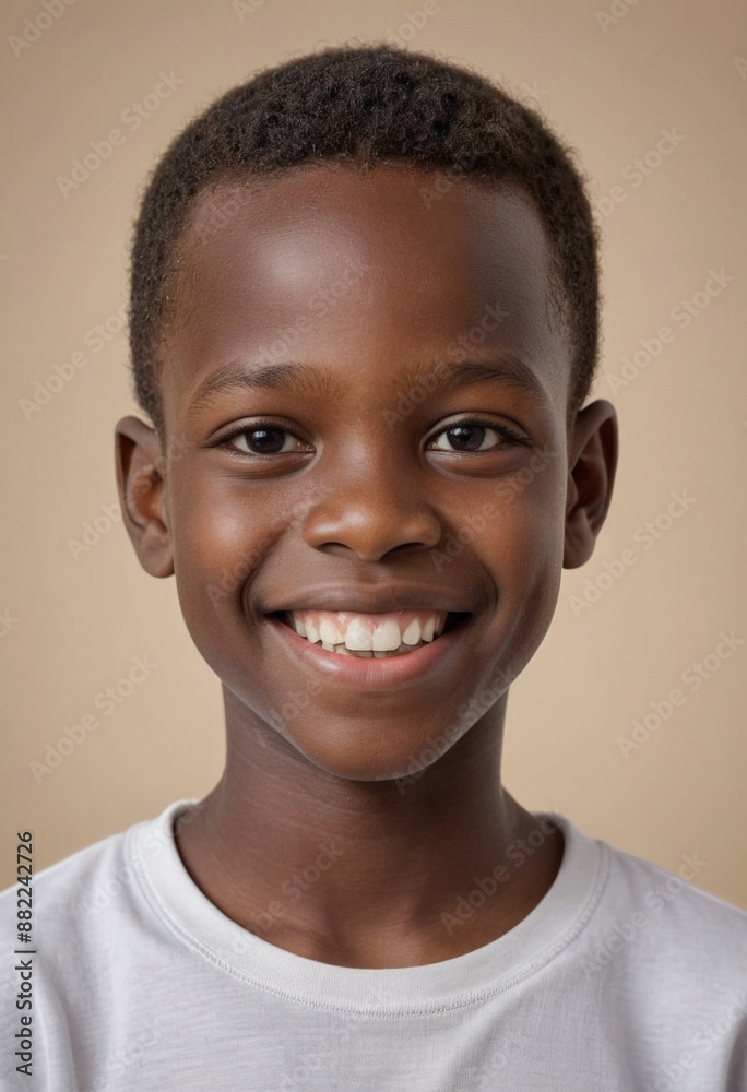 Portrait view of a regular happy smiling Burkina Faso boy, ultra realistic, candid, social media, avatar image, plain solid background Portrait view of a regular happy smiling Burkina Faso boy, ultra realistic, candid, social media, avatar image, plain solid background