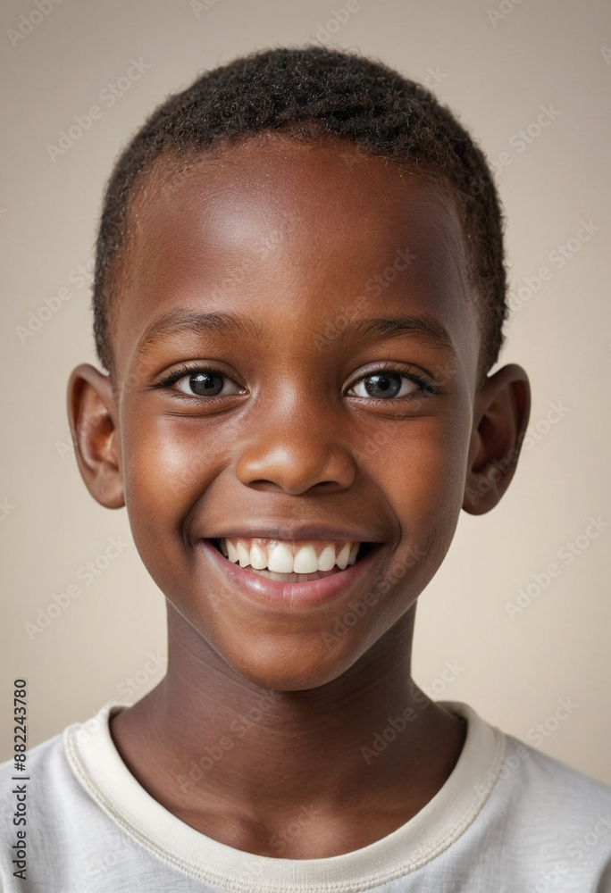 Portrait view of a regular happy smiling Namibia boy, ultra realistic, candid, social media, avatar image, plain solid background Portrait view of a regular happy smiling Namibia boy, ultra realistic, candid, social media, avatar image, plain solid background