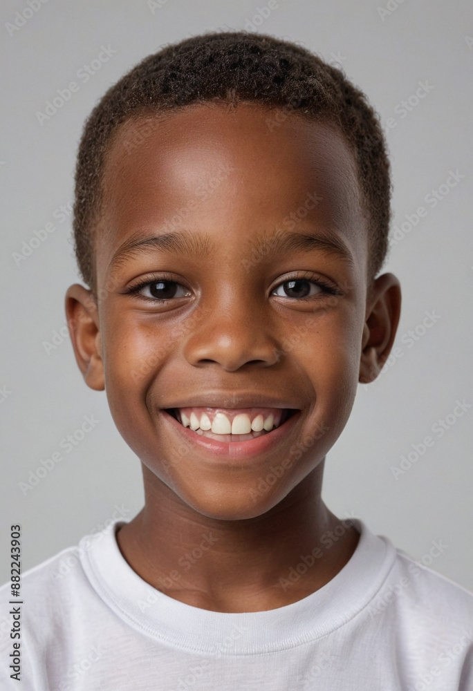 Portrait view of a regular happy smiling S?o Tom? and Pr?ncipe boy, ultra realistic, candid, social media, avatar image, plain solid background Portrait view of a regular happy smiling S?o Tom? and Pr?ncipe boy, ultra realistic, candid, social media, avatar image, plain solid background
