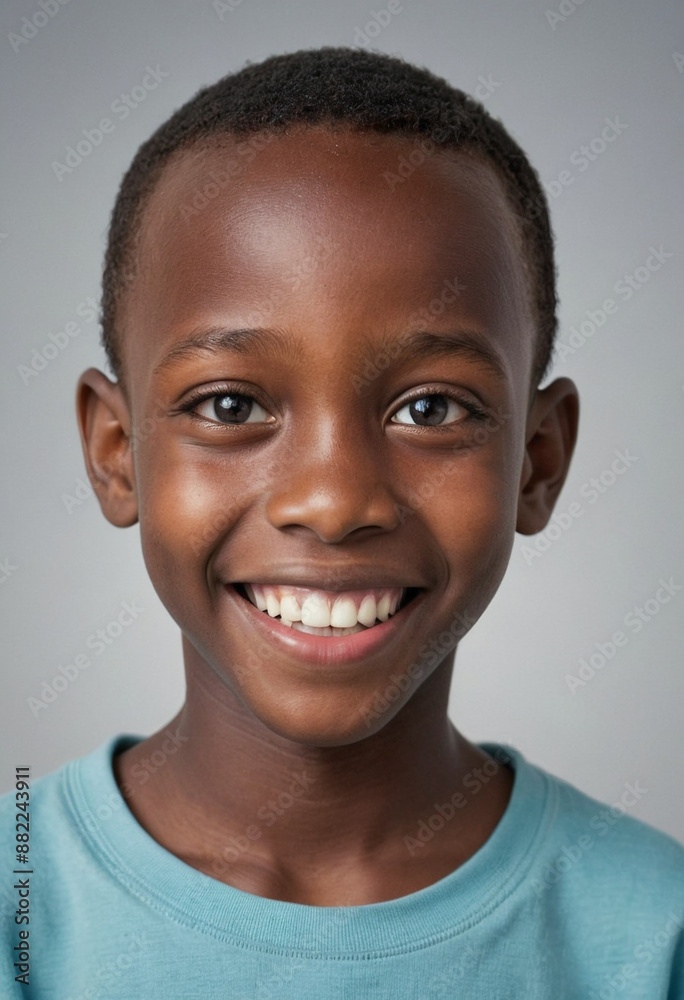 Portrait view of a regular happy smiling Rwanda boy, ultra realistic, candid, social media, avatar image, plain solid background Portrait view of a regular happy smiling Rwanda boy, ultra realistic, candid, social media, avatar image, plain solid background