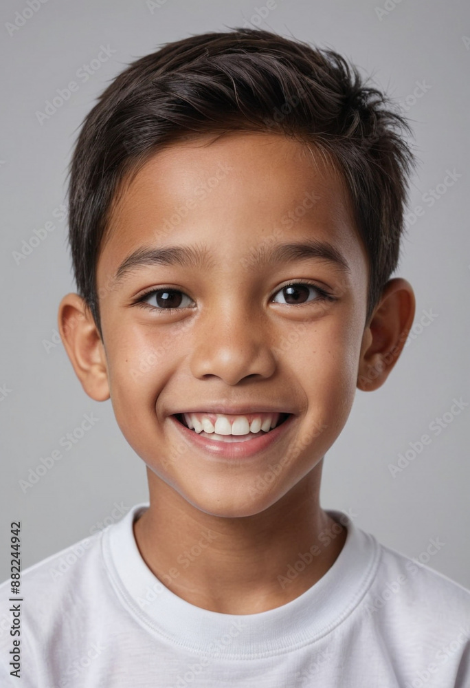 Portrait view of a regular happy smiling Indonesia boy, ultra realistic, candid, social media, avatar image, plain solid background Portrait view of a regular happy smiling Indonesia boy, ultra realistic, candid, social media, avatar image, plain solid background