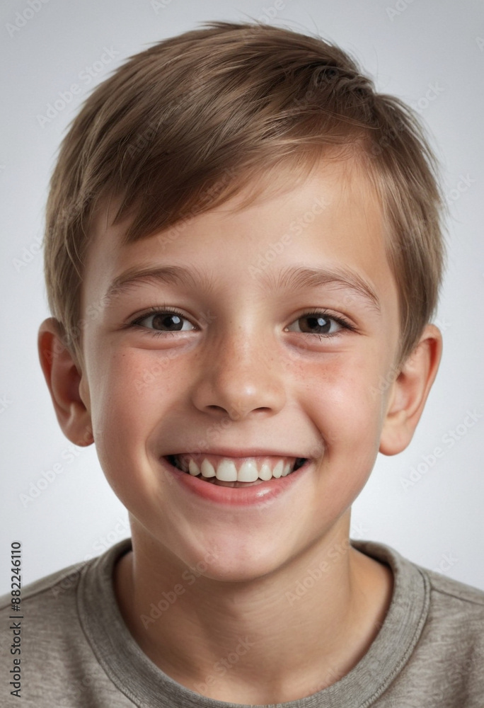 Portrait view of a regular happy smiling Russia boy, ultra realistic, candid, social media, avatar image, plain solid background Portrait view of a regular happy smiling Russia boy, ultra realistic, candid, social media, avatar image, plain solid background