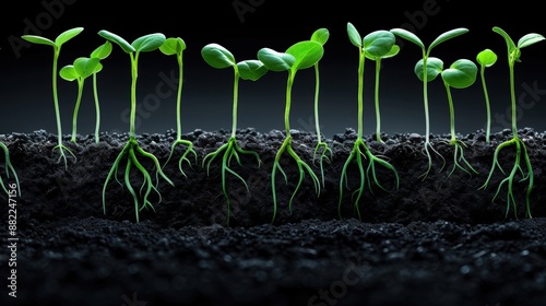 Soil remediation process with plants used for phytoremediation
