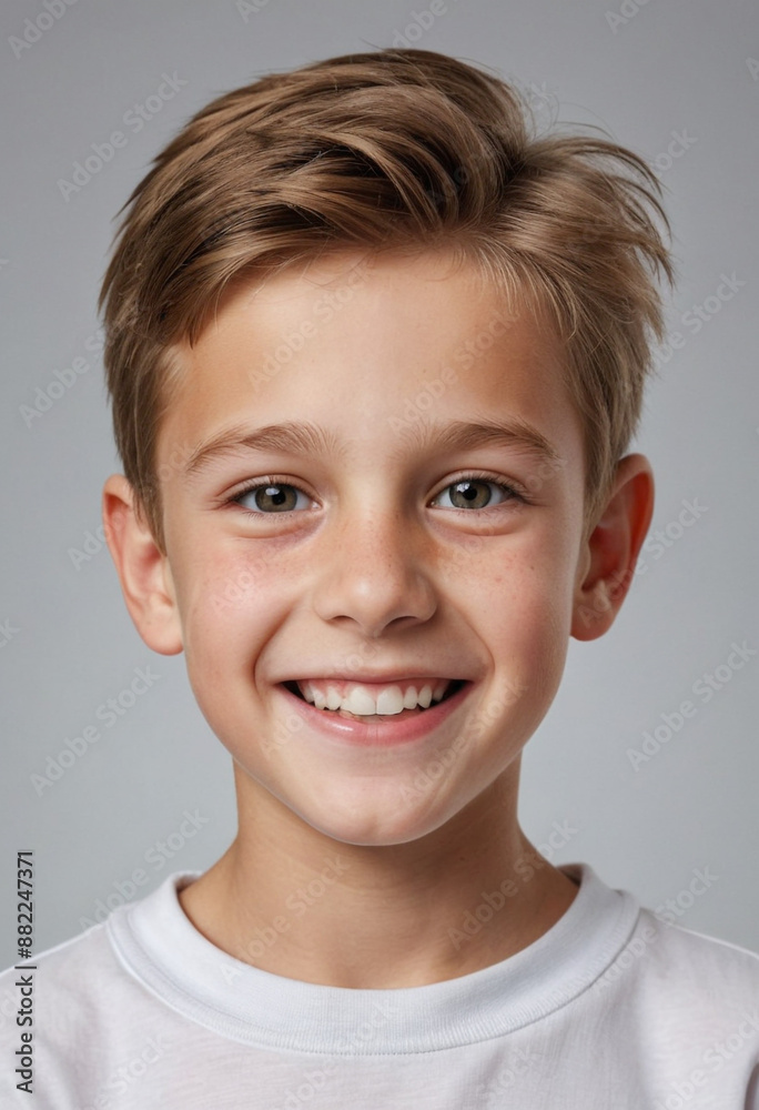 Portrait view of a regular happy smiling Czech Republic boy, ultra realistic, candid, social media, avatar image, plain solid background Portrait view of a regular happy smiling Czech Republic boy, ultra realistic, candid, social media, avatar image, plain solid background