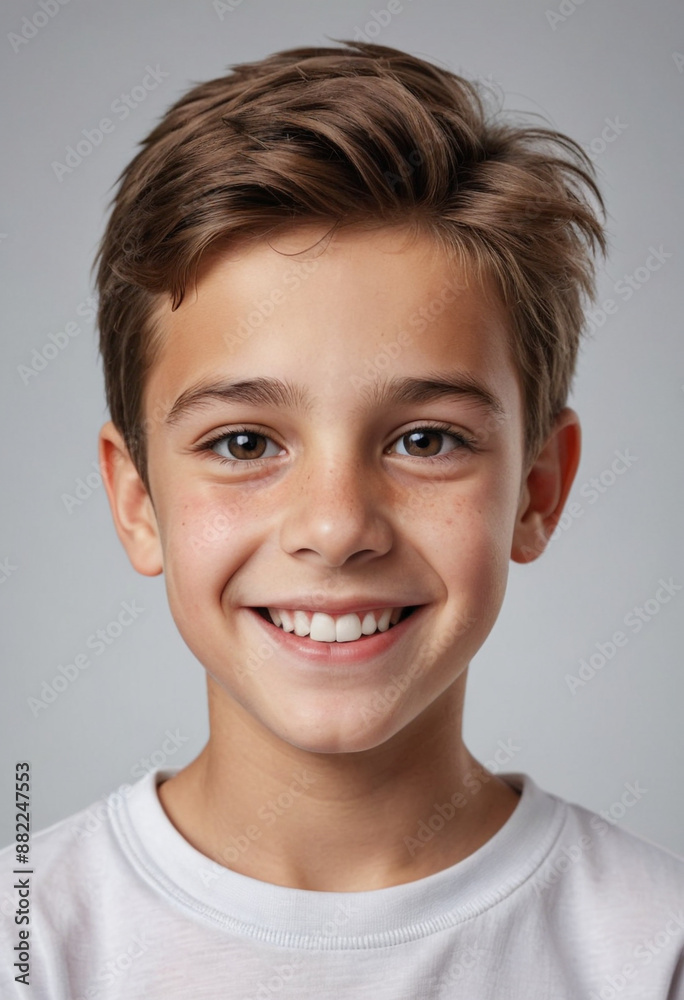 Portrait view of a regular happy smiling Greece boy, ultra realistic, candid, social media, avatar image, plain solid background Portrait view of a regular happy smiling Greece boy, ultra realistic, candid, social media, avatar image, plain solid background