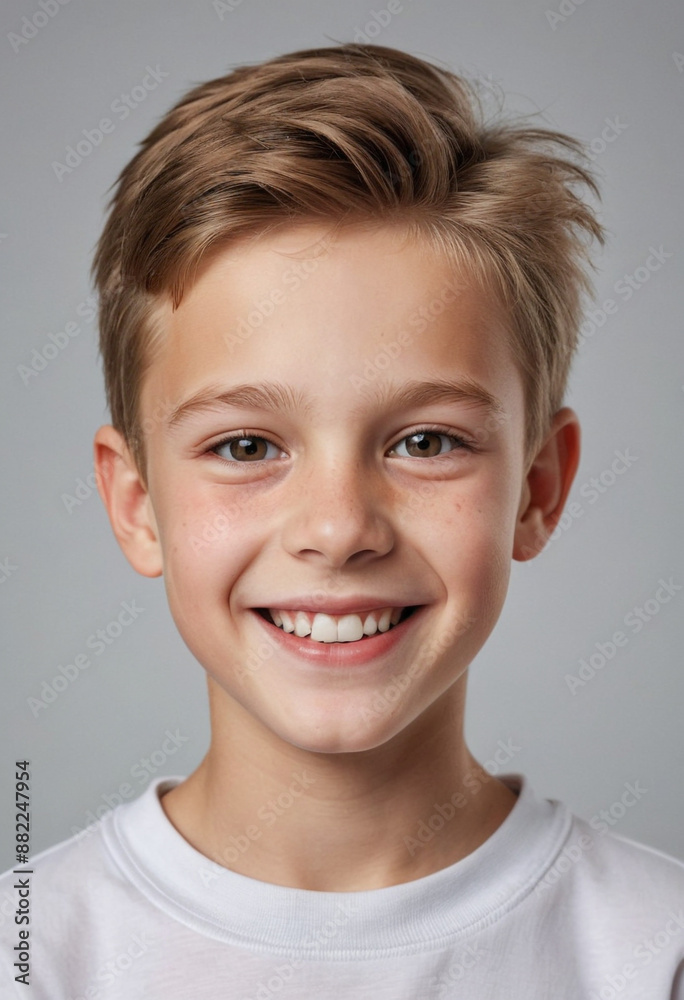 Portrait view of a regular happy smiling Lithuania boy, ultra realistic, candid, social media, avatar image, plain solid background Portrait view of a regular happy smiling Lithuania boy, ultra realistic, candid, social media, avatar image, plain solid background
