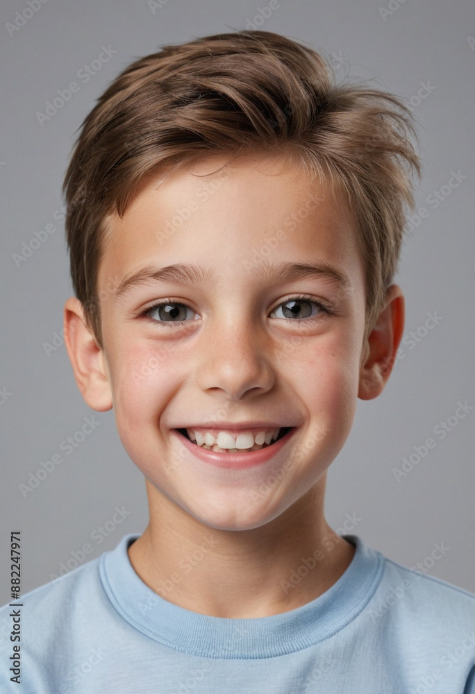 Portrait view of a regular happy smiling Luxembourg boy, ultra realistic, candid, social media, avatar image, plain solid background Portrait view of a regular happy smiling Luxembourg boy, ultra realistic, candid, social media, avatar image, plain solid background