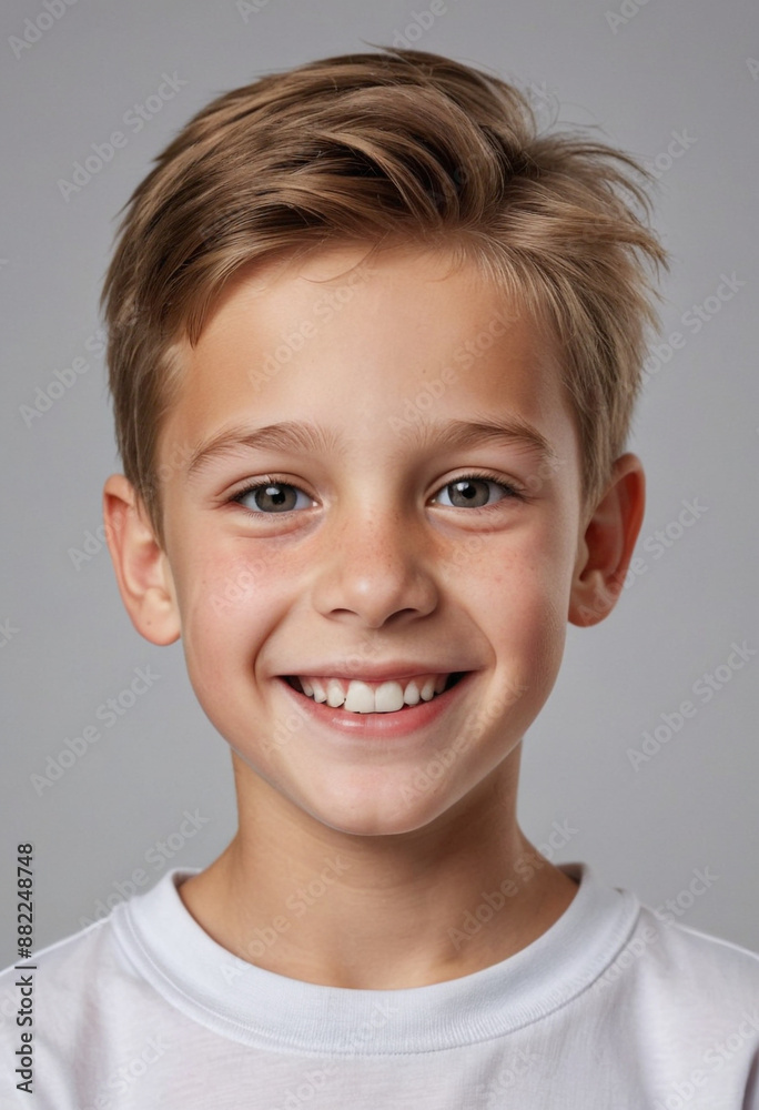 Portrait view of a regular happy smiling Slovakia boy, ultra realistic, candid, social media, avatar image, plain solid background Portrait view of a regular happy smiling Slovakia boy, ultra realistic, candid, social media, avatar image, plain solid background