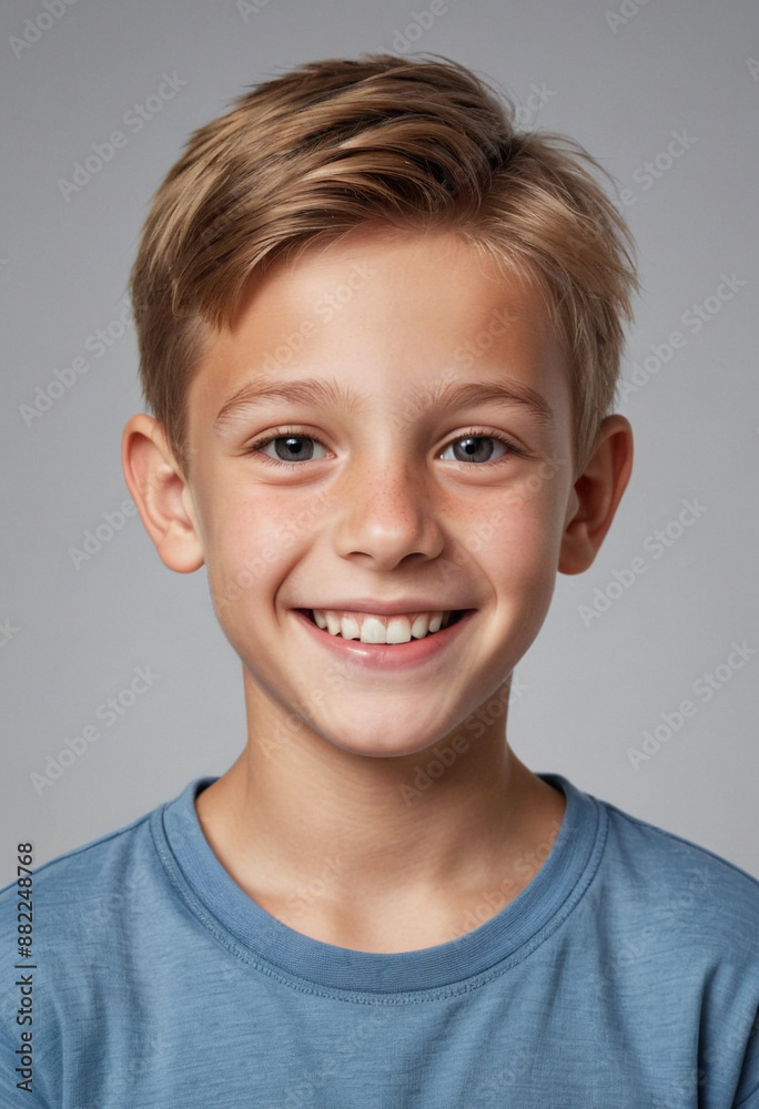 Portrait view of a regular happy smiling Slovakia boy, ultra realistic, candid, social media, avatar image, plain solid background Portrait view of a regular happy smiling Slovakia boy, ultra realistic, candid, social media, avatar image, plain solid background