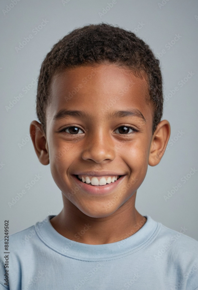 Portrait view of a regular happy smiling Belize boy, ultra realistic, candid, social media, avatar image, plain solid background Portrait view of a regular happy smiling Belize boy, ultra realistic, candid, social media, avatar image, plain solid background