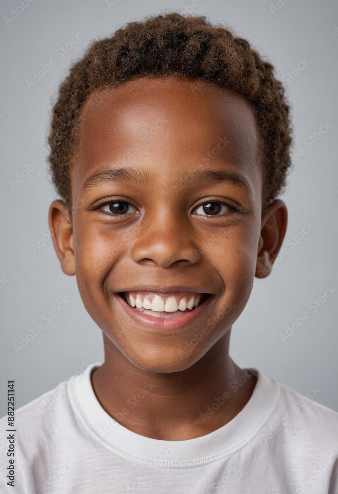 Portrait view of a regular happy smiling Vanuatu boy, ultra realistic, candid, social media, avatar image, plain solid background Portrait view of a regular happy smiling Vanuatu boy, ultra realistic, candid, social media, avatar image, plain solid background