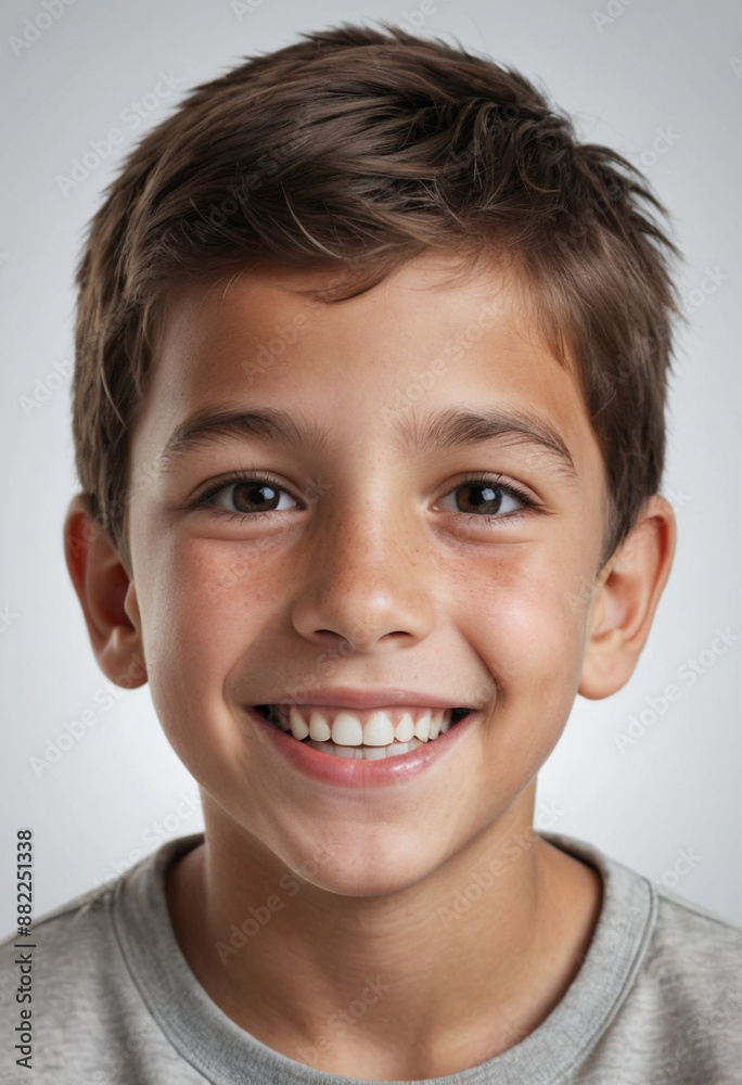 Portrait view of a regular happy smiling Argentina boy, ultra realistic, candid, social media, avatar image, plain solid background Portrait view of a regular happy smiling Argentina boy, ultra realistic, candid, social media, avatar image, plain solid background