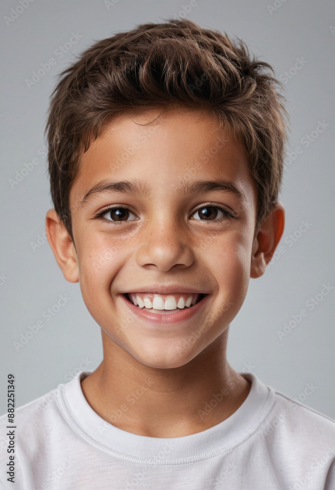 Portrait view of a regular happy smiling Brazil boy, ultra realistic, candid, social media, avatar image, plain solid background Portrait view of a regular happy smiling Brazil boy, ultra realistic, candid, social media, avatar image, plain solid background