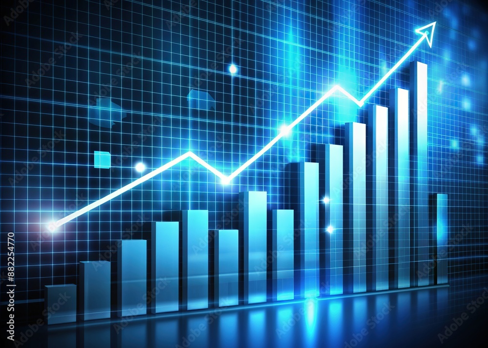 chart showing balances moving upwards with arrows and lights with a blue, white and black color scheme. digital photogaphy --ar 2:1 --style raw --v 6 Job ID: adb232ea-8d17-42b4-84d5-ccfc96ddaaf5 chart showing balances moving upwards with arrows and lights with a blue, white and black color scheme. digital photogaphy --ar 2:1 --style raw --v 6 Job ID: adb232ea-8d17-42b4-84d5-ccfc96ddaaf5