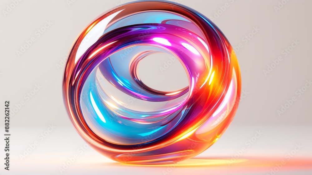 Shiny soap bubble with a spectrum of colors Shiny soap bubble with a spectrum of colors