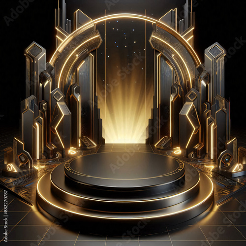 3d render of a symbol glittering photo