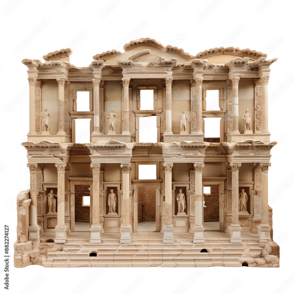 Naklejka premium ephesus transparent background