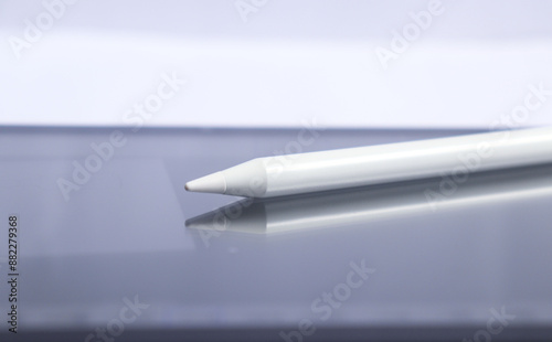 close up of pen on paper