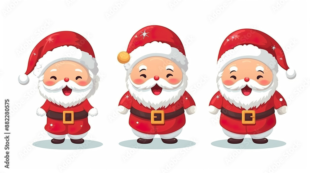 Vector artwork of Santa Claus isolated on a white background Vector artwork of Santa Claus isolated on a white background