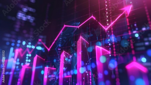 Abstract Financial Growth Chart