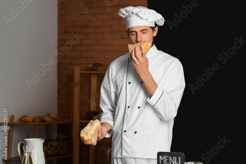 Handsome young man with fre...