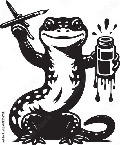 Animal Newt Vector art new 2024 