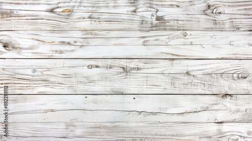 Aged White Wood Texture with Copy Space in Vintage Style