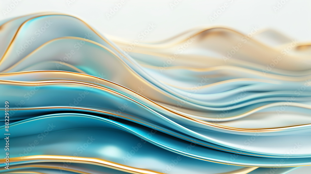 Obraz premium Dynamic abstract waves with a vintage Books sign, combining fluid modernity and nostalgic charm