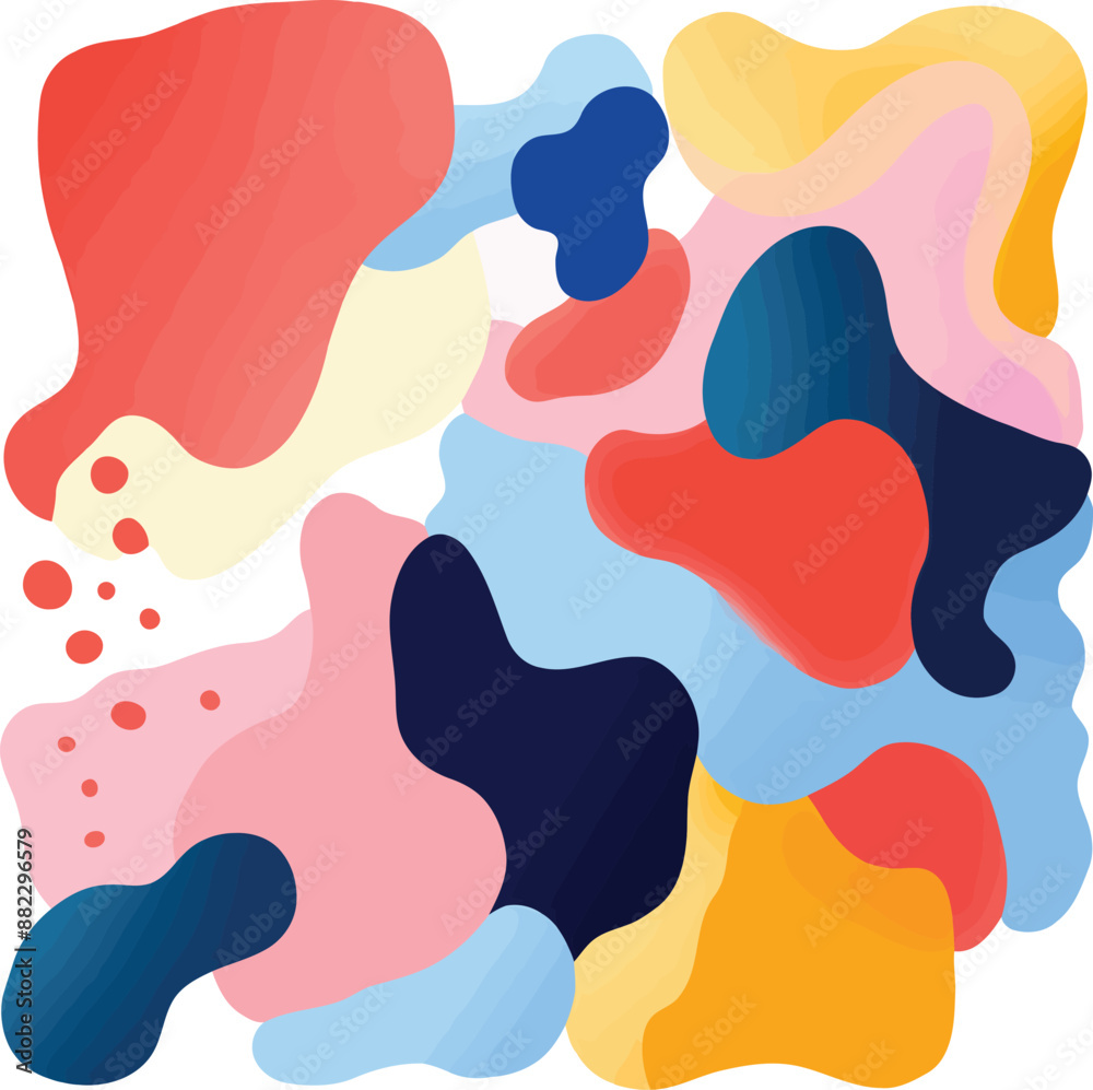 Abstract shape doodle art design for print and wall art for home decoration. Abstract shape doodle art design for print and wall art for home decoration.