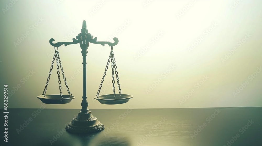 scales with copy space showing justice law or judicial concept scales with copy space showing justice law or judicial concept