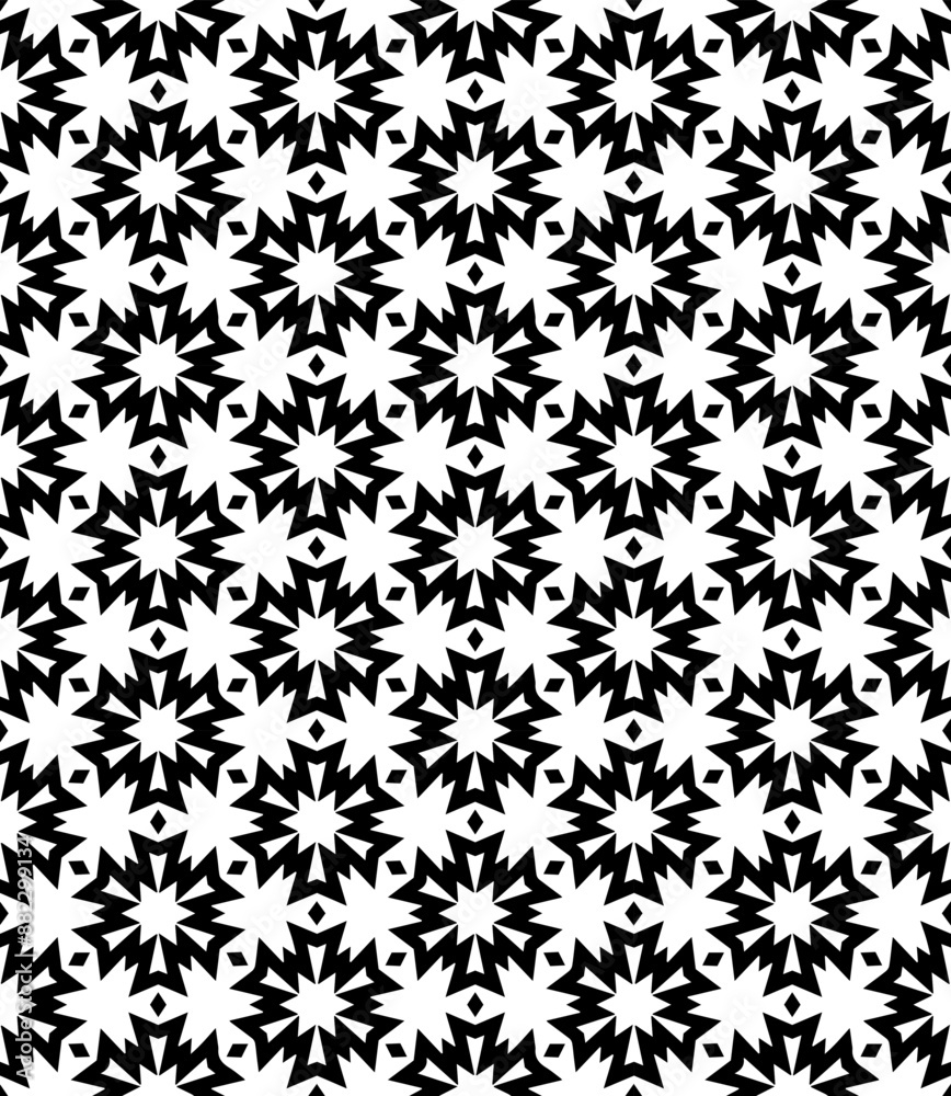 Black and white seamless abstract pattern. Background and backdrop. Grayscale ornamental design. Black and white seamless abstract pattern. Background and backdrop. Grayscale ornamental design.