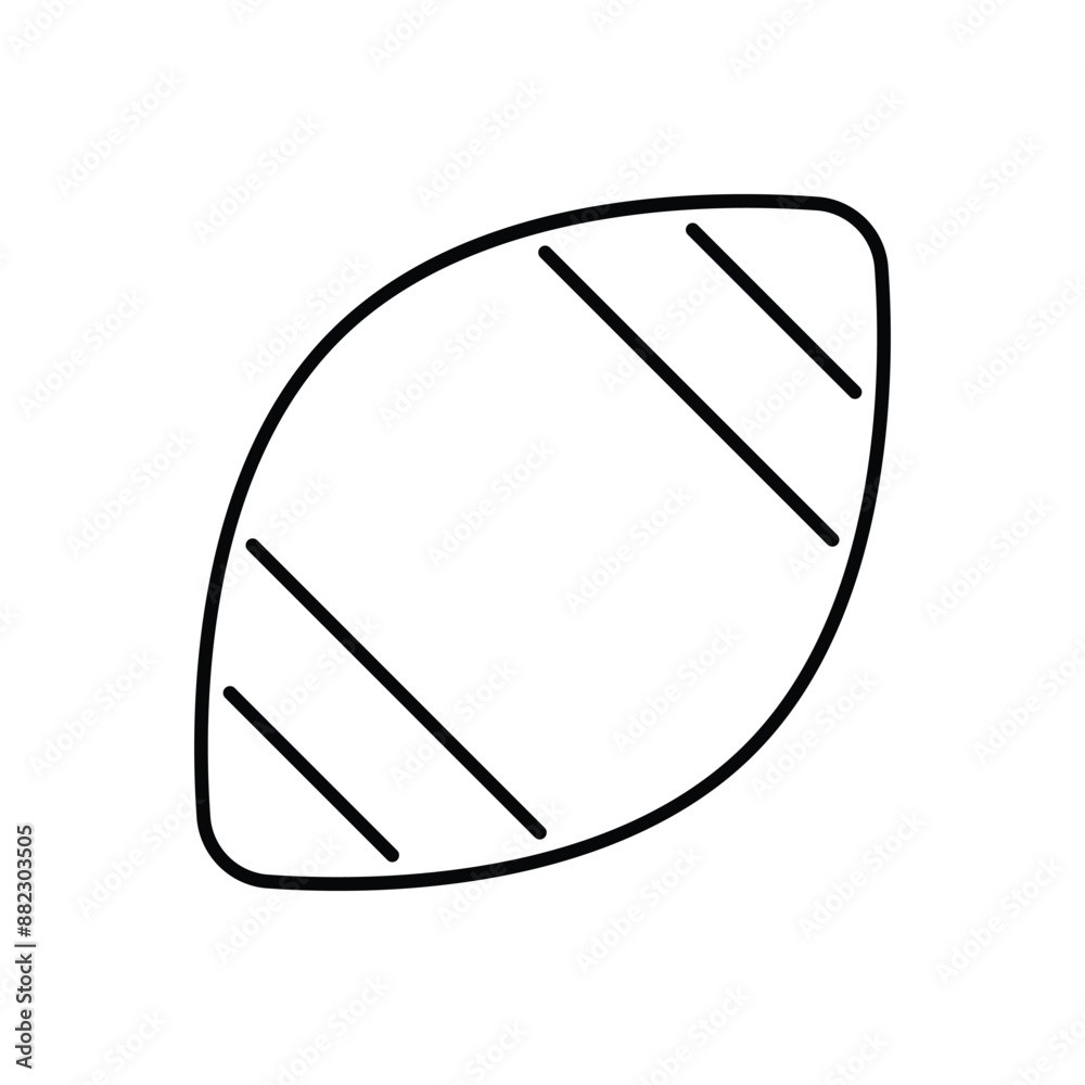 American Football icon design with white background stock illustration American Football icon design with white background stock illustration