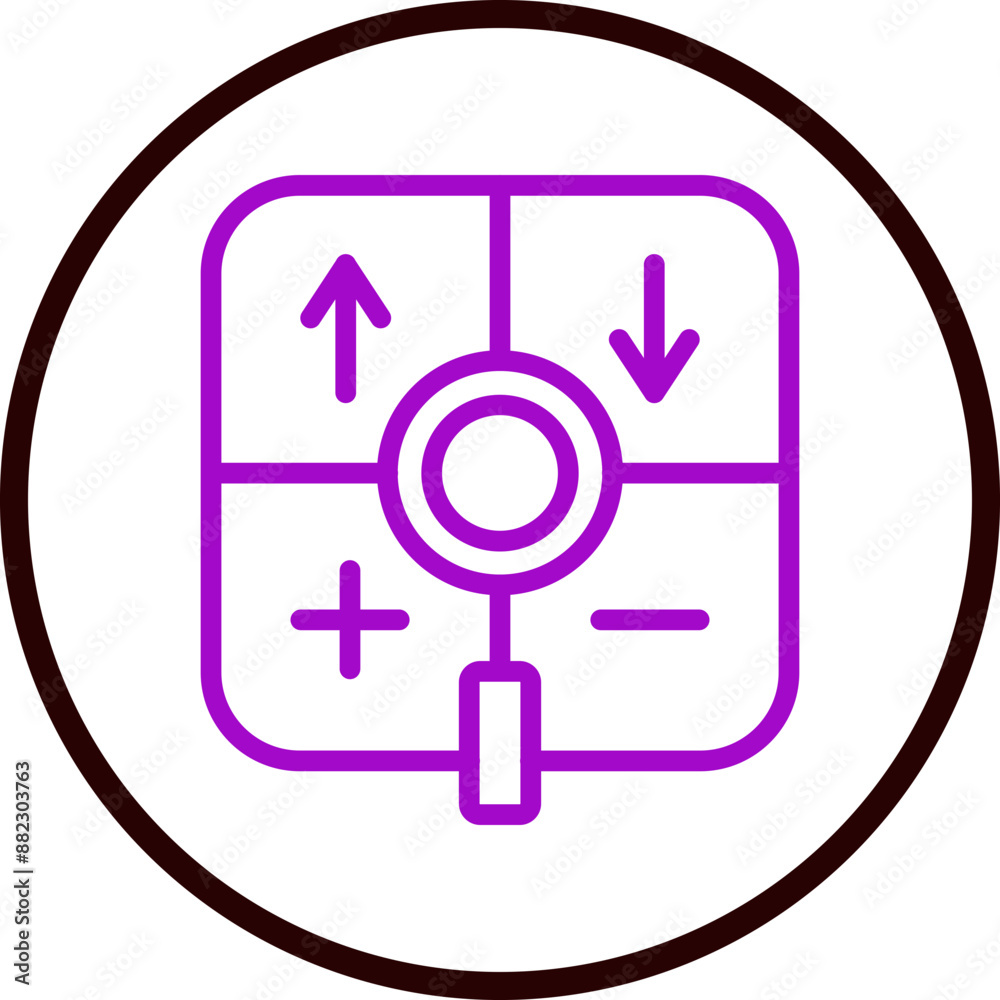 Swot Analysis Vector Line Purple Circle Black Swot Analysis Vector Line Purple Circle Black