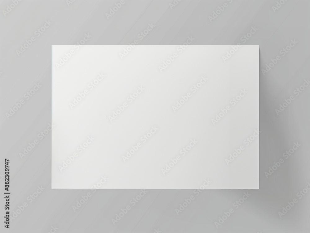 blank white paper sheet Mockup, Horizontal sheet of white paper blank white paper sheet Mockup, Horizontal sheet of white paper