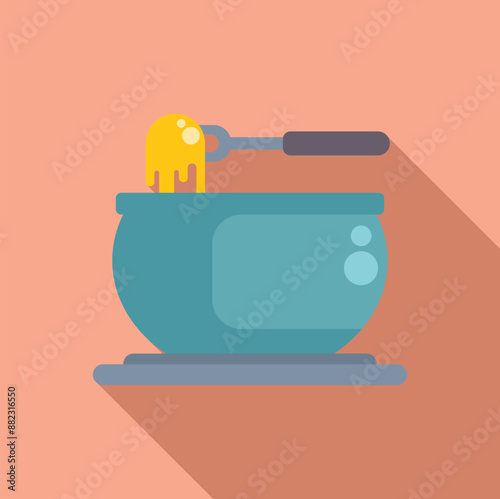 Fondue fork is dipping melted cheese into a fondue pot, ready to be enjoyed