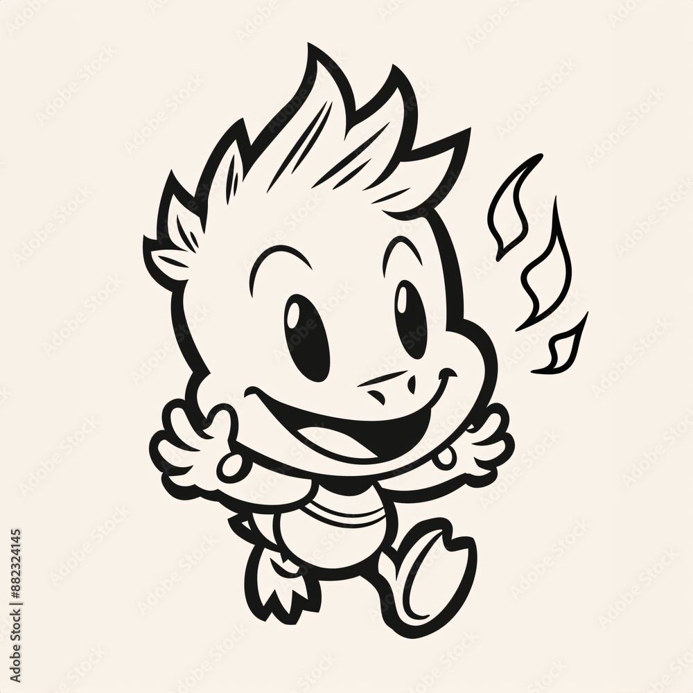 Pelican - A Cartoon Of A Baby Pelican - A Cartoon Of A Baby