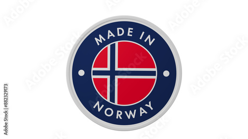 Made in Norway. Circle country flag product label round pinback button banner simple. Transparent backgound. 3d rendered with alpha channel. Round shape. Free Download Made in Norway. Circle country flag product label round pinback button banner simple. Transparent backgound. 3d rendered with alpha channel. Round shape. - GFXLoad